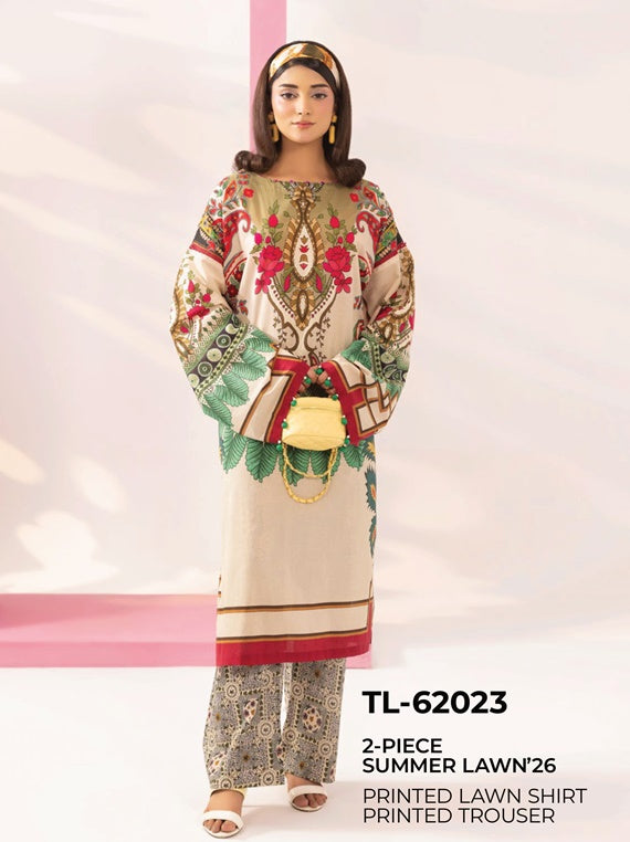 Print And Play 2 PC Lawn Collection by Gul Ahmed (TL-62023)