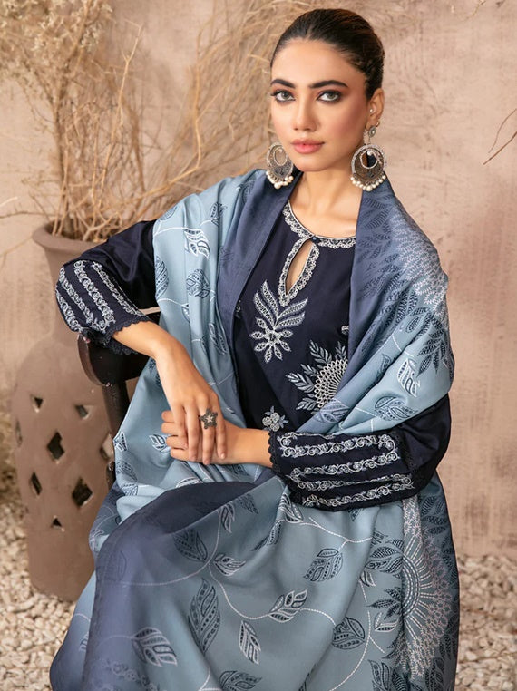 Saran By Tawakkal Stitched Embroidered Staple Collection 2024 (D-4063)