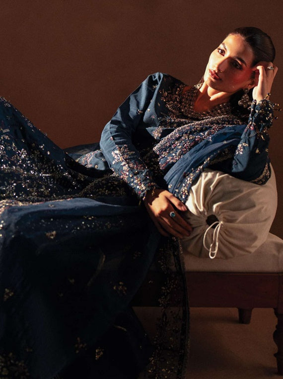 Selene By Emaan Adeel Korean Raw silk Collection 2024 (Elisia)