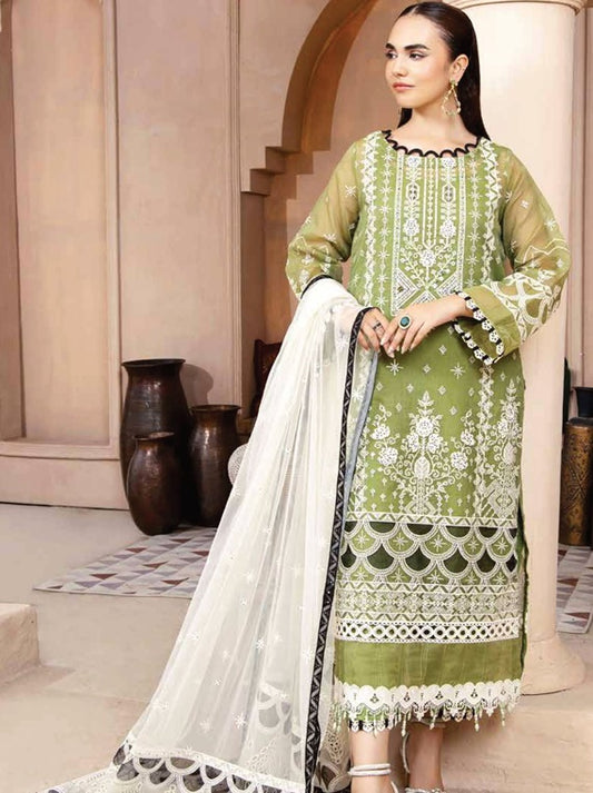 AZU Voguish Slub Khadi Collection By Ahmed Embroideries (D-06)