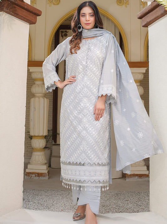 Dilkash Mumtaz By Manizay Lawn Collection 2025 (Deisgn-06)