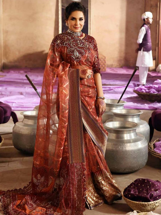 Nureh Jhoomro Luxury Wedding Colloction 2024 (NL-71 Gehna)