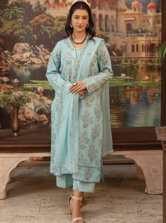 Ramz-E-Gull By Sanam Saeed Swiss Lawn Collection 2025 (D-06)