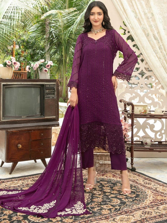 Nuresa By Tawakkal Semi-Stitched Chiffon Collection 2025 (D-5723)