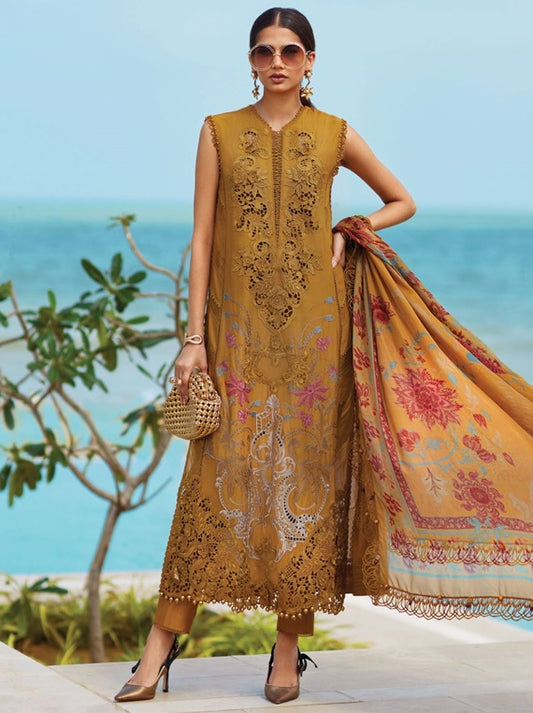 Maria B Luxury Lawn Collection 2025 (D-06)