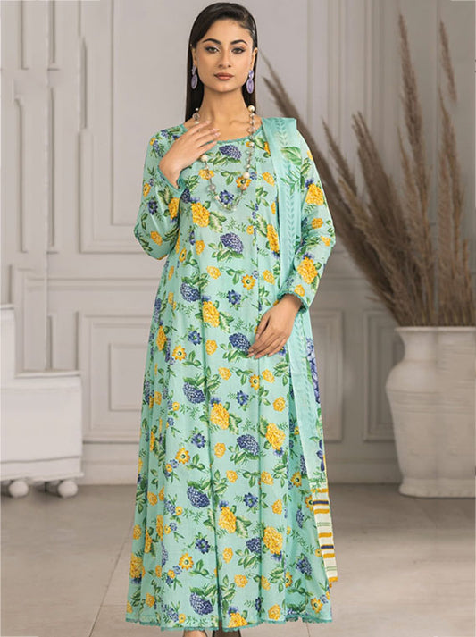 Zohra Classic By Motifz Lawn Collection 2025 (Design-07)