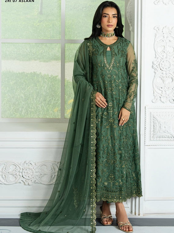 Inara By Zarif Net Collection 2025 (ZRI 07 ASLAAN)