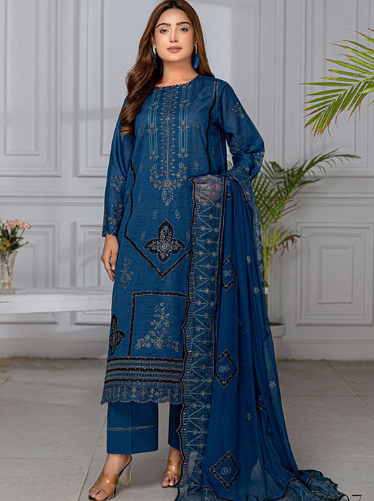 Alif Airjet Fancy Lawn Collection 2025 Vol-94 (Design-07)