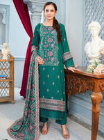 Dastan-e-Noori By 𝑴𝑨𝑵𝑰𝒁𝑨𝒀  Embroidered Karandi Collection (Design-07)