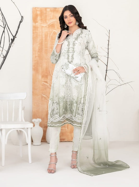 Mulan By Tawakkal Embroidered Organza Collection 2025 (D-2224)