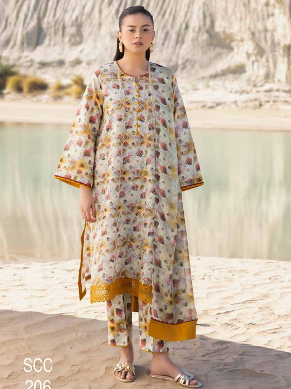 Muscri Pinted Chikankari Collection 2025 Vol-02 (SCC-206)