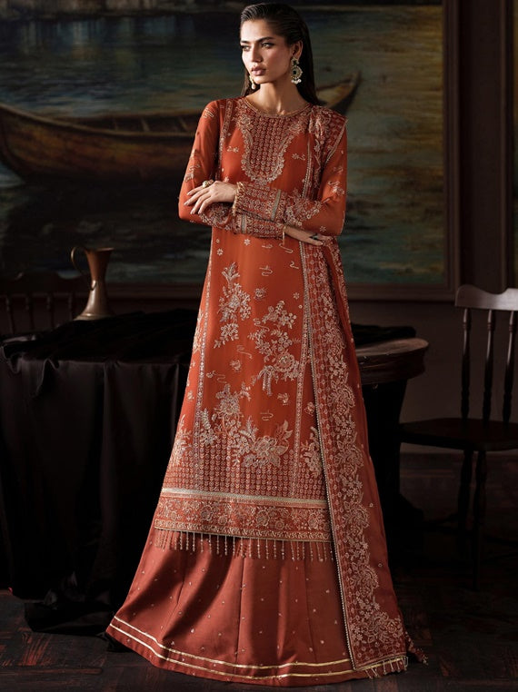 Zarif Premium Chiffon Collection 2025 (ZRF-PRC-07 ELEONORE)