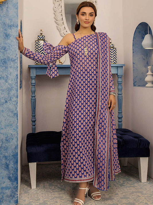 Honey By Safwa Lawn Collection 2025 Vol-02 (D-07)
