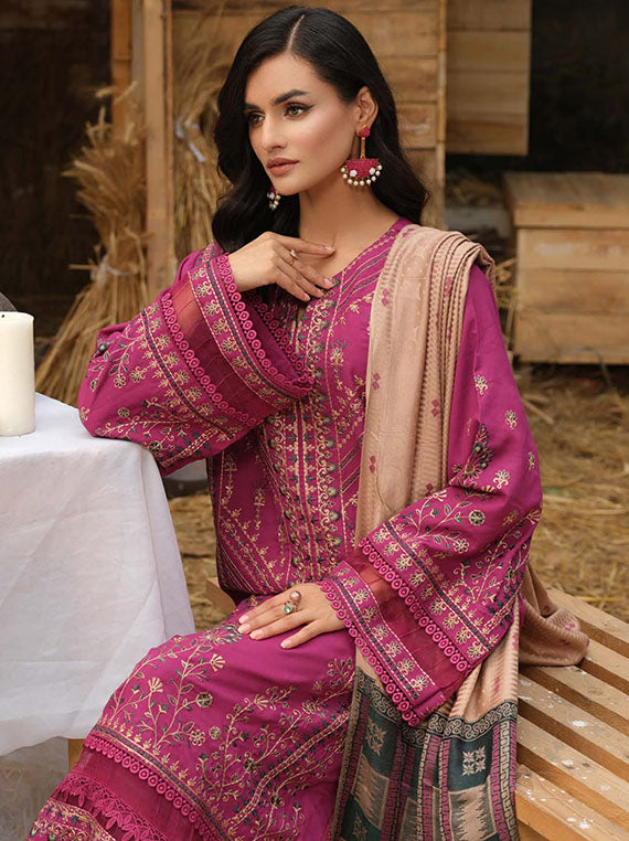 Lajla by Johra Embroidered Stapple Collection 2024 (JH-880)