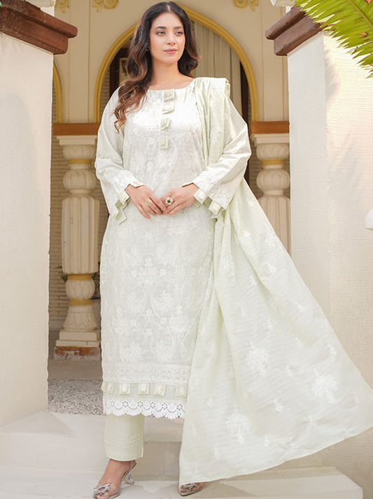 Dilkash Mumtaz By Manizay Lawn Collection 2025 (Deisgn-08)