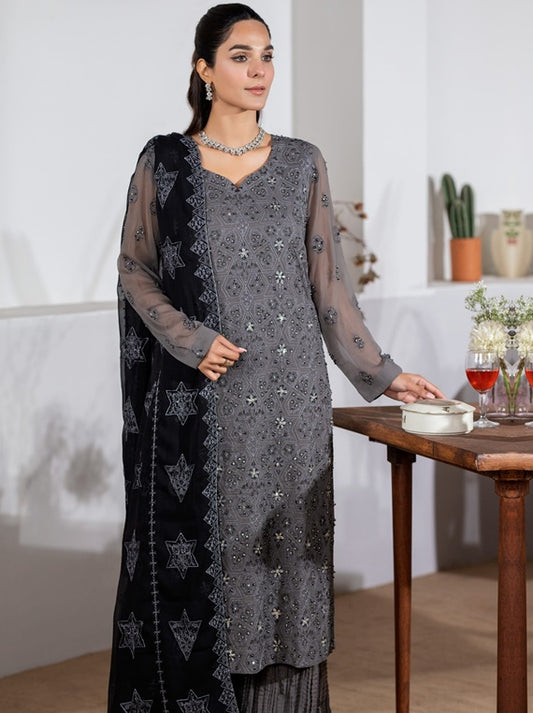 Bakhtawar By Noor-e-Fajar Chiffon Collection 2025 (SN-118)