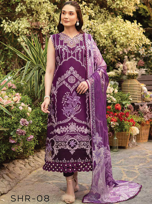 Shangrila By Parishay Luxury Lawn Collection 2025 Vol-02 (SHR-08)