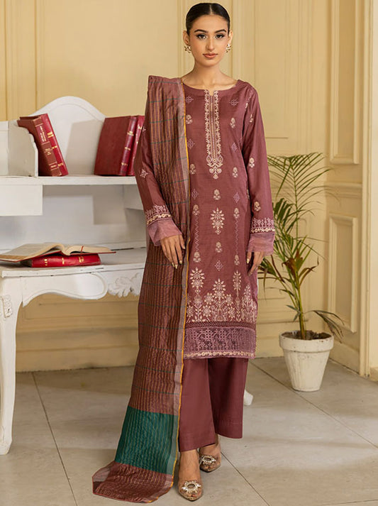 Eid Rang By Sidra Aleem Luxury Embroidered Lawn Collection 2025 (Design-08)