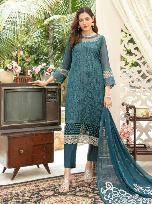 Nuresa By Tawakkal Semi-Stitched Chiffon Collection 2025 (D-5725)