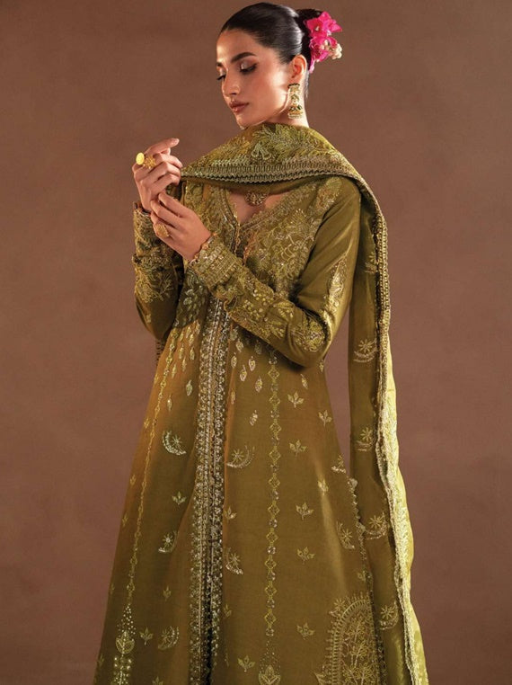 Selene By Emaan Adeel Korean Raw silk Collection 2024 (Aurelia)