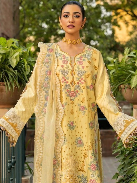 Maryam Hussain Luxury Lawn Collection 2025 Vol-02 (Marjaan)