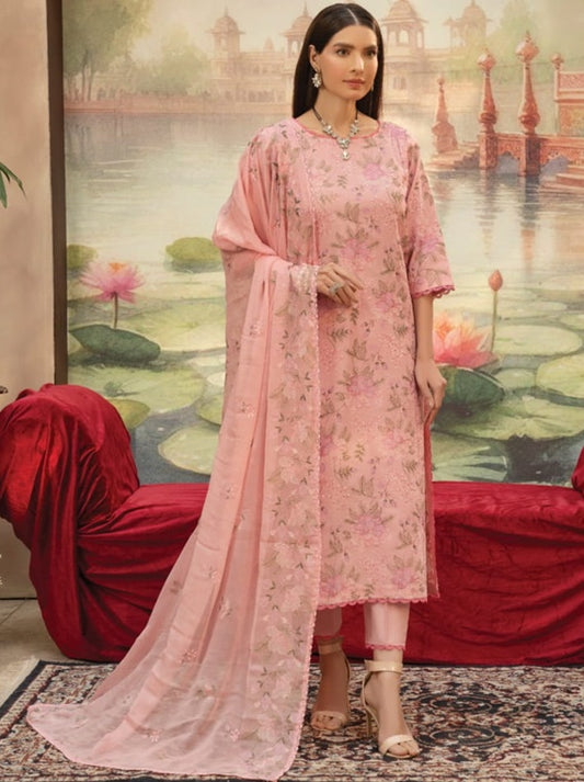 Ramz-E-Gull By Sanam Saeed Swiss Lawn Collection 2025 (D-08)