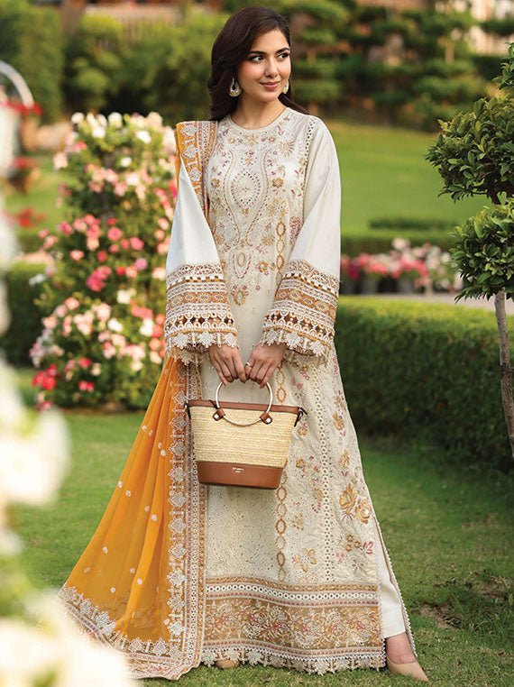 Hayam By Imrozia Luxury Lawn Collection 2025 (SL 91 LULU)
