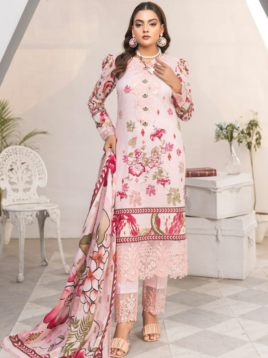Janan By Sidra Aleem Airjet Banadora Lawn Collection 2025 (D-09)