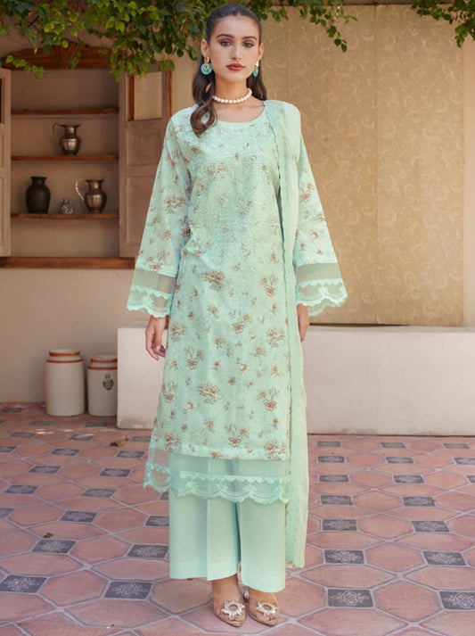 Super Anmol By Manizay Lawn Collection 2025 (D-09)