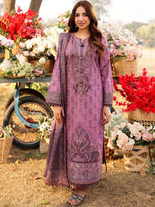 Unparalleled Elegance By Asim Jofa Lawn Collection 2025 Vol-02 (AJUUB-19)