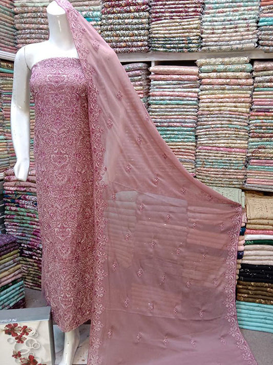 Embroidered Chiffon Collection 2024 (D-09)