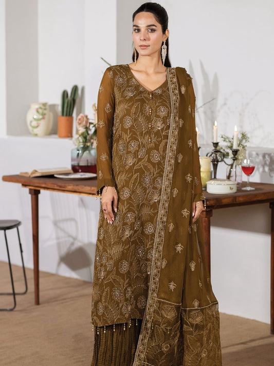 Bakhtawar By Noor-e-Fajar Chiffon Collection 2025 (SN-119)