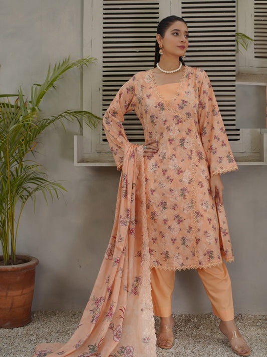 Khatoon By Manizay Lawn Collection 2025 (Design-09)