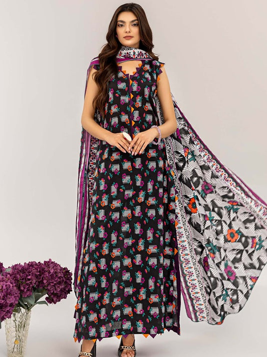 Praha By Safwa Fine Lawn Collection 2025 Vol-16 (D-09)