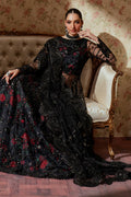 Luxury 12-Piece Handmade Embroidered Net Suit | Organza Sleeves Border, Digital Silk Lining & Dyed Silk Trouser – Unstitched Bridal & Formal Wear