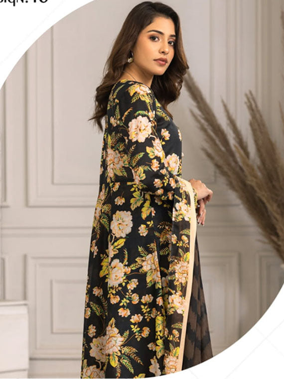 Zohra Classic By Motifz Lawn Collection 2025 (Design-010)