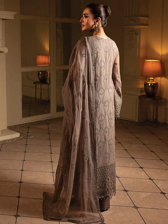 Aashnai By Lavish Luxury Chiffon Collection 2025 (ASH-10 Rustic Grace)