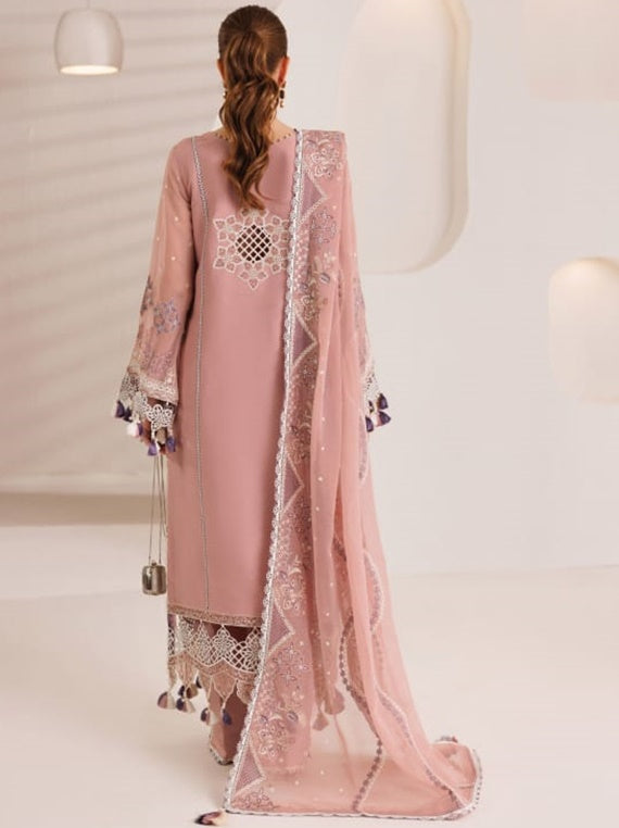 Dhaagay By Alizeh Chiffon Collection 2025 Vol-04 (D-04 AABIA)