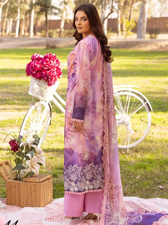 Shaista Chikankari Lawn Collection 2025 (D-11)