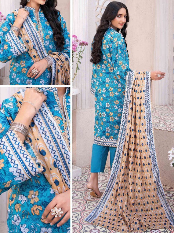 Zesh Drop-13 Lawn Collection 2025 (Z-12)
