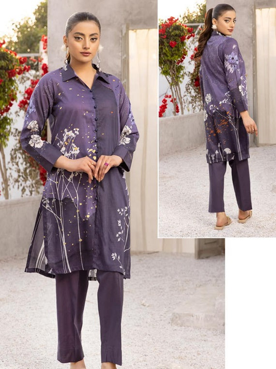 Shaista 2Pc Printed Lawn Collection 2024 Vol-03 (D-535)