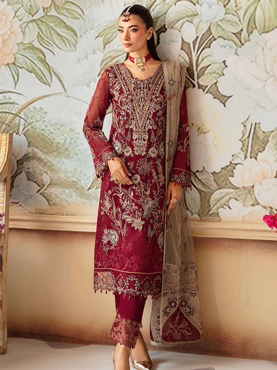 Minhal By Ramsha Organza Collection 2024 Vol-12 (M-1201)