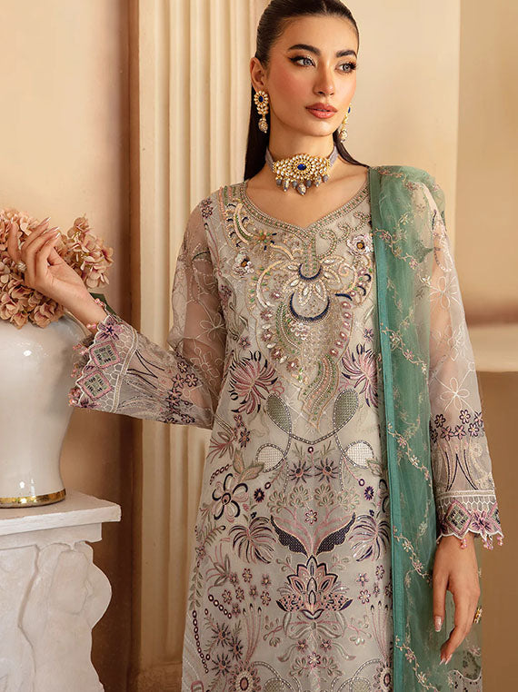 Minhal By Ramsha Organza Collection 2024 Vol-12 (M-1202)