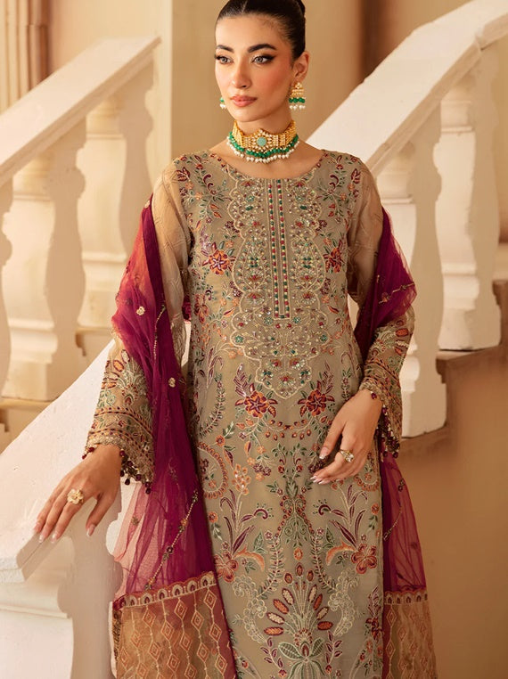 Minhal By Ramsha Organza Collection 2024 Vol-12 (M-1208)