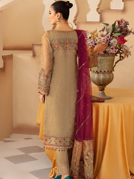 Minhal By Ramsha Organza Collection 2024 Vol-12 (M-1208)