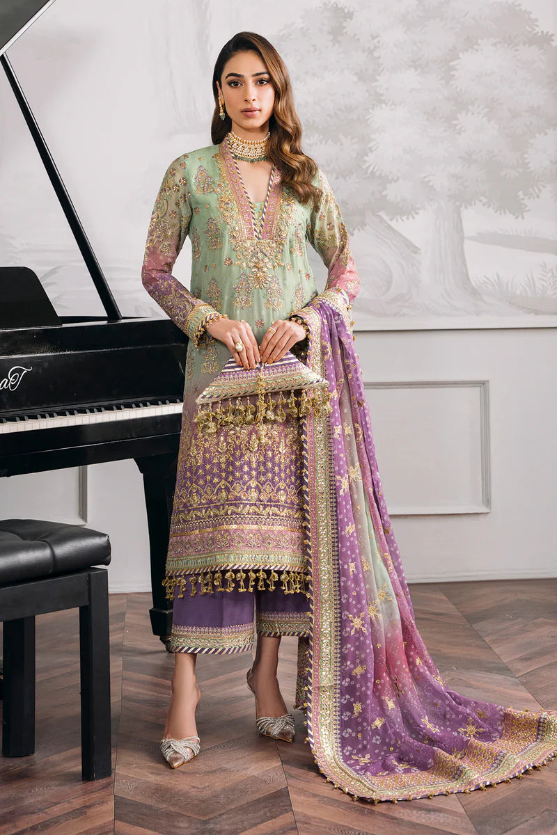 Embroidered Chiffon unstitched Collection 2026 | Wedding & Party Wear