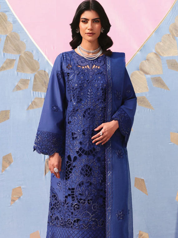 Husn-e-Jahan By Mahnur Lawn Collection 2025 (D-12)