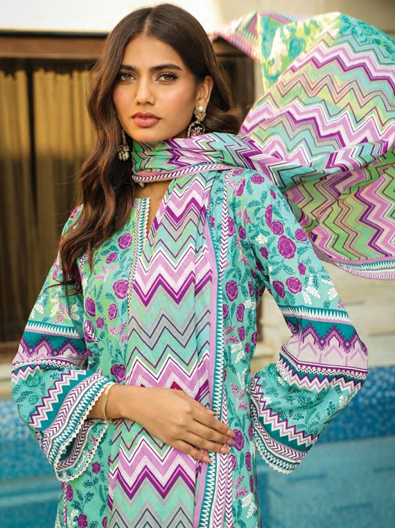 Komal By Lakhany Printed Lawn Collection 2024 (LG-MM-0013-A)