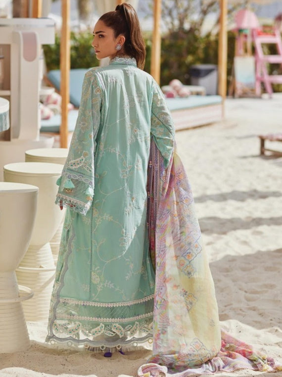 WES By Farah Talib Aziz Luxury Unstitched Lawn Collection 2025 (FTA-07)
