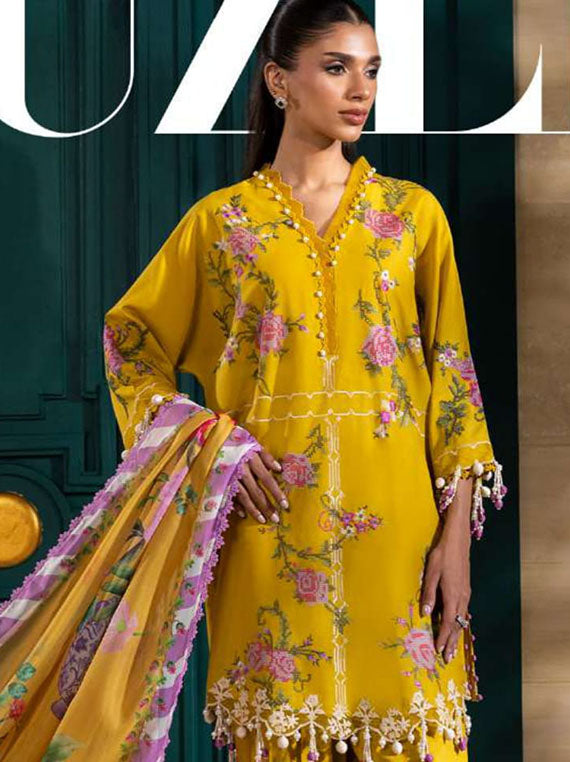 Muzlin By Sana Safinaz Spring Summer Collection 2025 Vol-01 (D-13B)